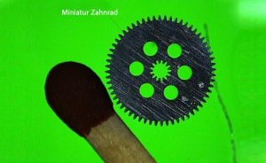 mikroerosion Zahnrad Uhrenteile Werkzeugbau