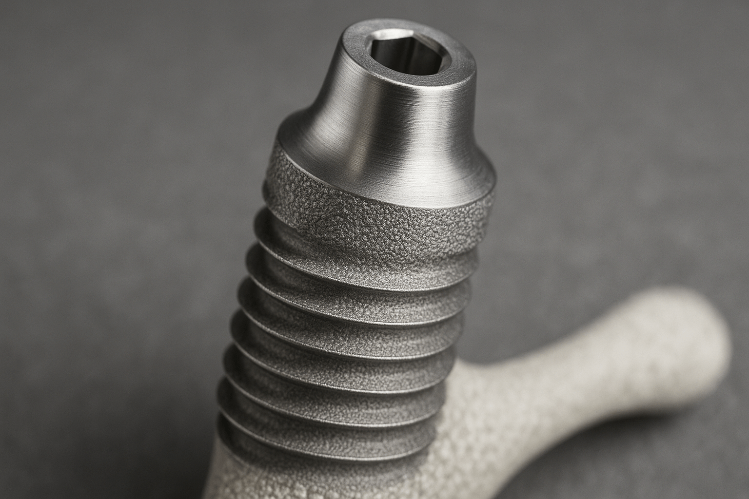 Knochenimplantat mit strukturierter Kontaktfläche