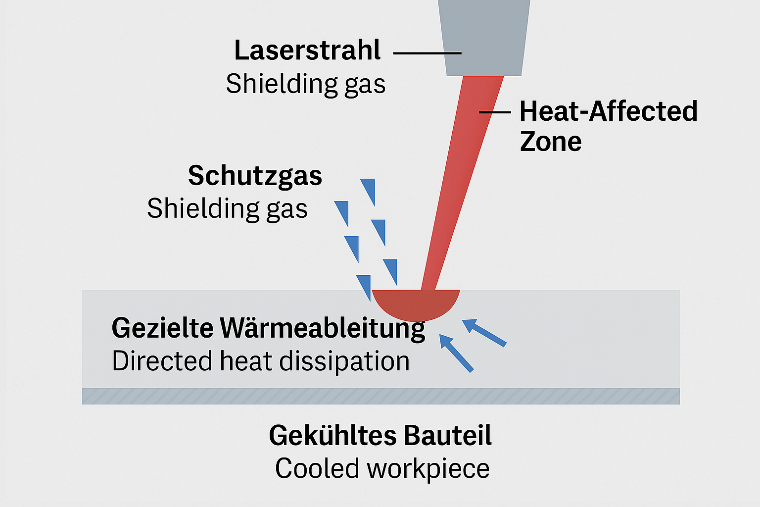 Techniques de minimisation de la zone affectée thermiquement lors de la découpe laser