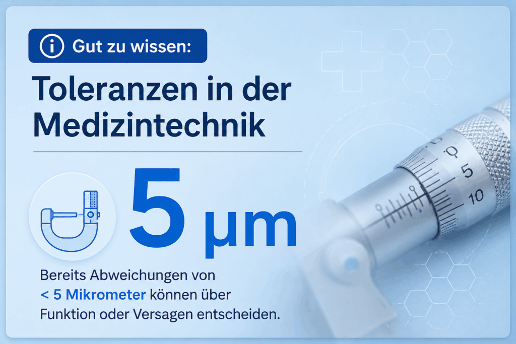 Gut zu wissen -Toleranzen in der Medizintechnik